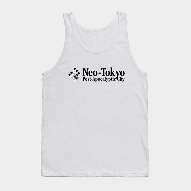 Neo Tokyo (blk) Tank Top by Pyier